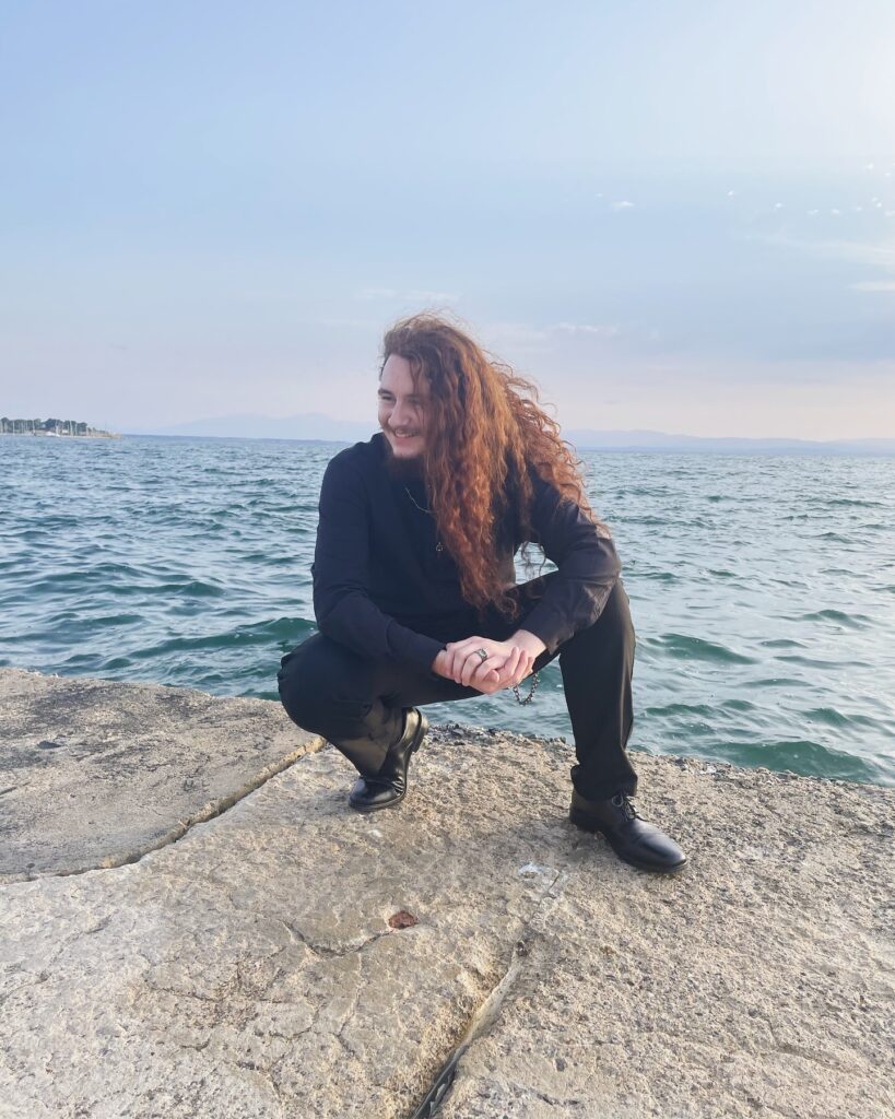 Composer Connor Fone in Greece with the UD Symphony Orchestra